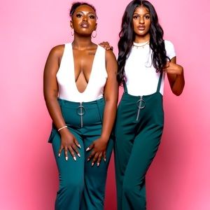 Comes with top and jumpsuit. True to size.